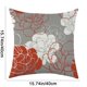 thumbnail image 5 of Funda de almohada de lino | Funda cuadrada para cojín de sofá, cama y asiento de coche | Funda decorativa para cojín | 45 x 45 cm (17,71 x 17,71 pulgadas), 5 of 6