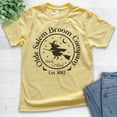 thumbnail image 2 of Kids Broom Company Witch Shirt, Youth Kids Boy Girl T-Shirt, Funny Halloween T-shirt, Salem Shirt, Witch T-shirt, Yellow, Medium, 2 of 4