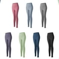 thumbnail image 4 of Tbopshirt Yoga Pants for Women Long Solid Color Hip Lift Fitness High Waist Elastic Exercise Yoga Leggings Plus Size,S-XXXL, 4 of 4