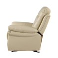 thumbnail image 6 of Titan Furnishings Modern Contemporary Leather Console Loveseat in Beige, 6 of 12