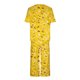 thumbnail image 4 of Puntoco Conjunto de pijama y pantalones de manga corta con cuello redondo y estampado para mujer con bolsillos Puntoco Puntoco-2739, 4 of 8