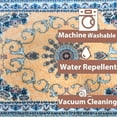 thumbnail image 5 of SUSUZI 5.3' x 7.5' Area Rug Boho Living Room Rug, Washable Low Pile Non Slip Carpet for Bedroom, Dining Room, Retro Area Rug Indoor, 5 of 9
