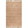 thumbnail image 2 of nuLOOM Arienne Braided Tassel Jute Area Rug, 4' x 6', Natural, 2 of 2
