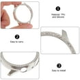 thumbnail image 4 of EeaseCA 1 Pce Étui de Protection pour Montre Cousu Diamant Compatible avec Montre Protection Active Argent, 4 of 7