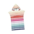 thumbnail image 3 of Poncho de toalla de playa con capucha, toalla de playa de microfibra para niños y niñas, ideal para deportes, viajes y gimnasio. Tipo C, 3 of 8