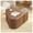 Brown, variant on Fluted Coffee Table with Storage for Living Room, Triangular Coffee Table for Small Space