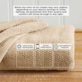 thumbnail image 4 of Great Bay Home Quick Dry Cotton Textured 6 Pack Hand Towel Set, Sandstone, 4 of 5