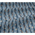 thumbnail image 4 of oneOone Cotton Jersey Dusty Blue Fabric Circle & Texture Sewing Fabric By The Yard Printed Diy Clothing Sewing Supplies 58 Inch Wide, 4 of 4