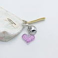 thumbnail image 5 of Eye Catching Keyring Colorful Love Heart Key Pendant Keychain Elegant Phone Charm Jewelry Handmade Gift for Friend, 5 of 9