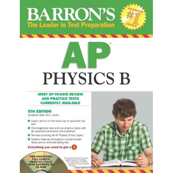 Pre-Owned Barron's AP Physics B [With CDROM] (Paperback) 1438070373 9781438070377