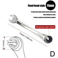 thumbnail image 1 of Standard Tubing Ratchet Open-End Wrench 72 Gears Repair Spanners Y2N6, 1 of 6