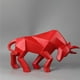 thumbnail image 3 of Advancent Estatua de toro animal muy detallada Idea de regalo para cualquier ocasión Decoración coleccionable Gran idea de regalo Hogar Decoración Corridas de toros - rojo 35*12*19cm, 3 of 6
