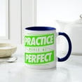 thumbnail image 4 of CafePress - Practice Makes Me Perfect Mug - 11 oz Ceramic Mug - Novelty Coffee Tea Cup, 4 of 4