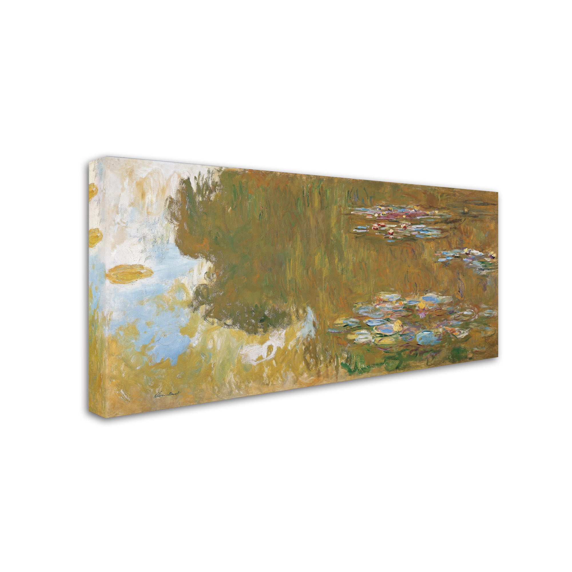 The Water Lily Pond' Canvas Art by Monet