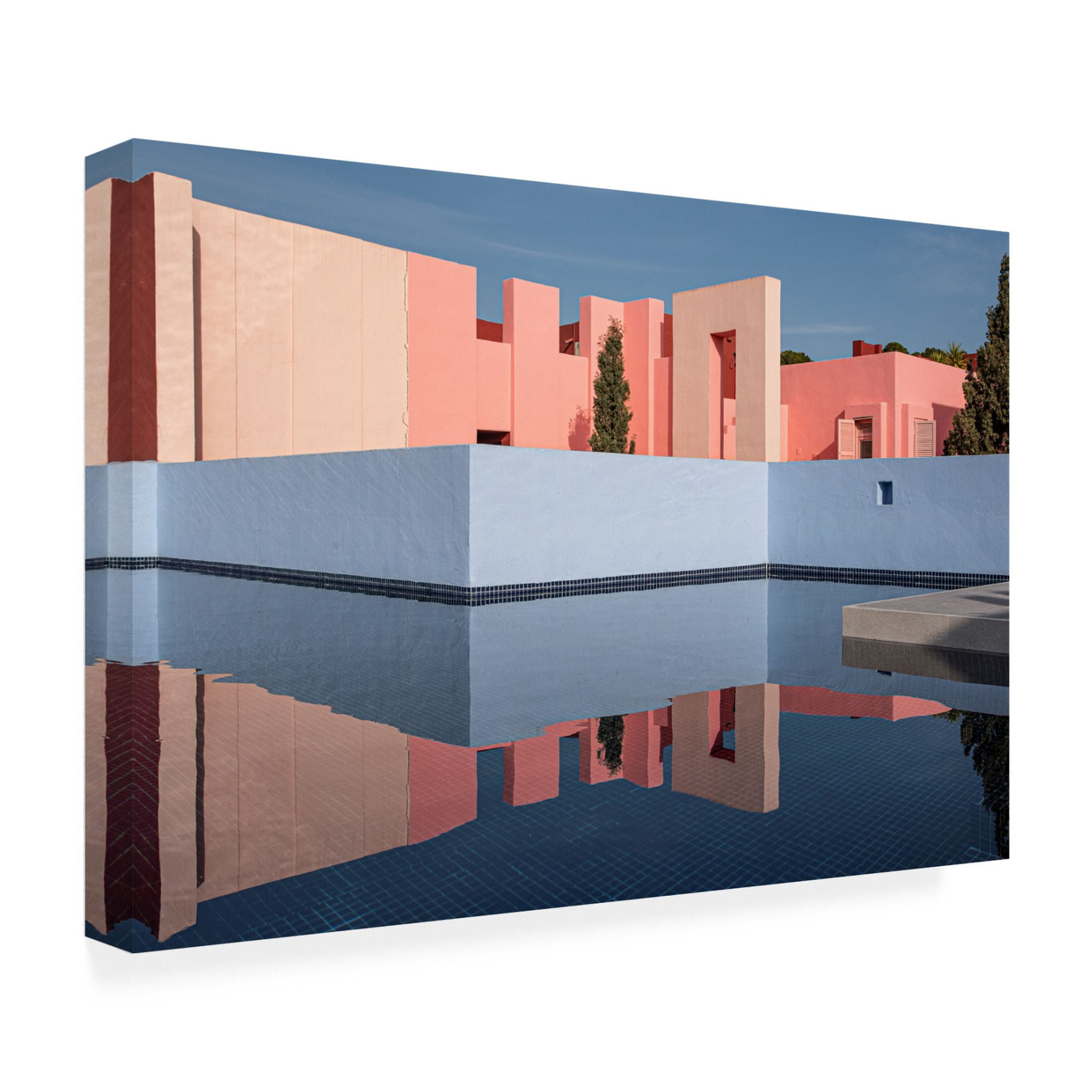 Trademark Fine Art Linda Wride Muralla Roja 26 Canvas Wall Art