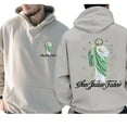 thumbnail image 5 of Saint Jude San Judas Tadeo 2-Sided Graphic Hoodie – Unisex Catholic Faith Pullover, Religious Devotion Hooded Sweatshirt, Gift for Men and Women, 5 of 7