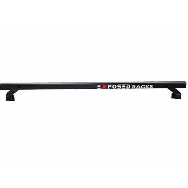 Fits 2007-2018 Jeep Wrangler JK Exposed Racks Roof Rack Cross Bar 8-00-9603-BK 39.875 Inch Length; Solid; Textured Black; Single; Rear Bar