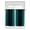 Turquoise, variant on Tier Curtains 45 Inches Long, Teal Black Ombre Window Treatment Curtain Drapes, Gradient Contemporary Abstract Art Small Curtain Drapes for Bathroom Laundry Room, 27.5"x45", 2 Panels
