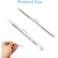 thumbnail image 5 of EKIDAZB Blackhead Remover Comedone Extractor,2 PCS Pimple Popper Tool, Pimple Comedone Removal 2-in-1 Extractor Tool,Stainless Steel Pimple Extractor Blackhead Removal Tool (Silver), 5 of 5