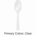 thumbnail image 5 of 600/Case Bulk Clear Plastic Spoons, 5 of 6