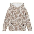 thumbnail image 5 of SGFCWSX Kids Oversized Hoodie Girls Lightweight Sweatshirt Soft Leaf Print with Pockets Top Brown Size 5 Years, 5 of 8
