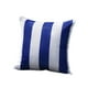 thumbnail image 2 of Funda de Cojín para Exteriores, Estampado a Rayas, Funda de Almohada Impermeable con Sensación de Terciopelo Suave, 45 x 45 cm, 88 g, Protector Lavable para Patio, Jardín y Tienda de Campaña, 2 of 5