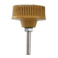thumbnail image 1 of DYNWAVECA Tapered Disc Attachment Rubber Polishing Deburring described, 2in Yellow, 1 of 5