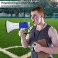 thumbnail image 6 of Technical Pro 50-Watt Megaphone Bullhorn Speaker w/ Siren, Detachable Microphone, Portable Lightweight Strap Detachable PA - Professional Outdoor Voice for Police And Cheer leading, 6 of 6