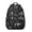 Moth and Skeleton, variant on Snake and Hand Gothic Pattern Backpack for School, Cute School Bag with Adjustable Shoulder Straps and Padded Back, 15.3"x11"x6.7"