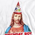 thumbnail image 2 of Christmas Jesus Birthday Boy Unisex Adult Pull-Over Hoodie, 2 of 5