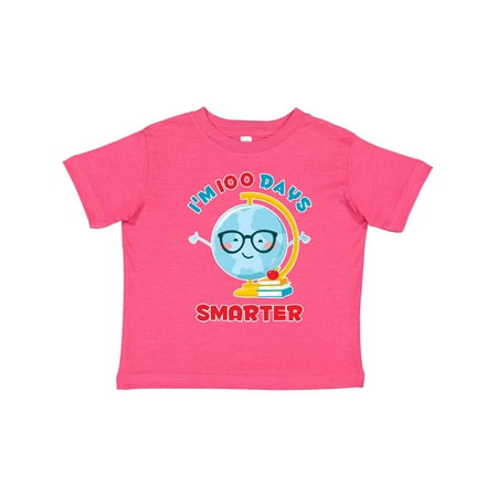 

Inktastic Kawaii Globe 100 Days Smarter Gift Toddler Boy or Toddler Girl T-Shirt