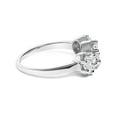 thumbnail image 2 of 14K White Gold 1 1/4ct TDW Diamond Floral Cluster Ring (H-I, SI2-I1), 2 of 8