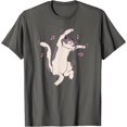 thumbnail image 3 of Cute Funny Dancing Cat Kitty Kitten Music Note For Men Women T-shirt Cat Lover Funny Cat Shirt Cat Lover Cat Owner Gift Pet Lover Shirt, 3 of 10