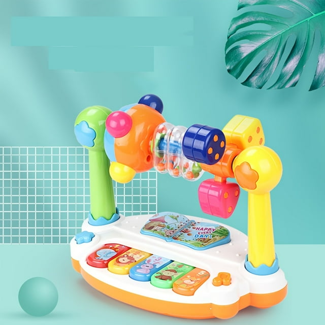 Early Education Musical Toy, Piano Keyboard With Song & Light (random Color)