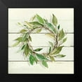 thumbnail image 2 of Robinson, Carol 20x20 Black Modern Framed Museum Art Print Titled - Bay Leaf Wreath, 2 of 5