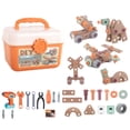 thumbnail image 2 of Creative Kit Toddler Screwdriver Toy Pretend Play Kit Creative STEM Kit Simulation Children's Educational Repair Kit, 2 of 9