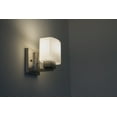 thumbnail image 4 of Design House Dove Creek Dimmable Wall Light Sconce with Frosted Glass, Satin Nickel, 4 of 22
