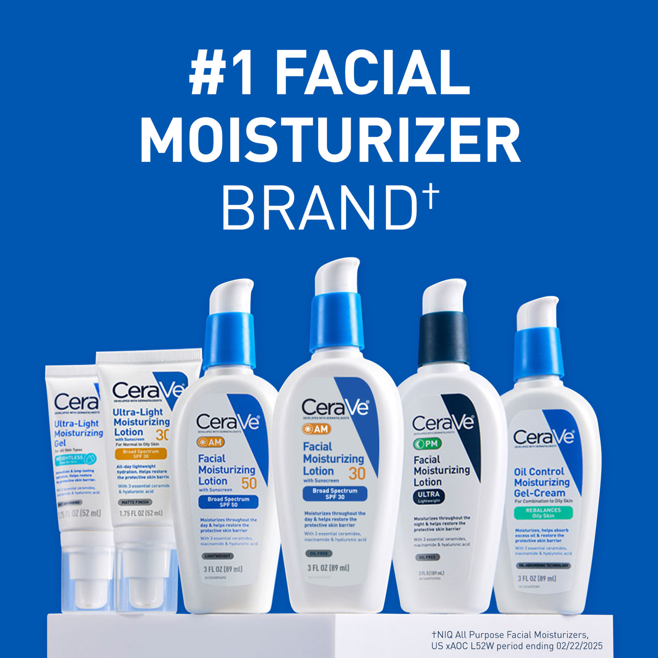 Hidratante facial CeraVe AM con protección de amplio espectro, SPF 30, 3 oz 7
