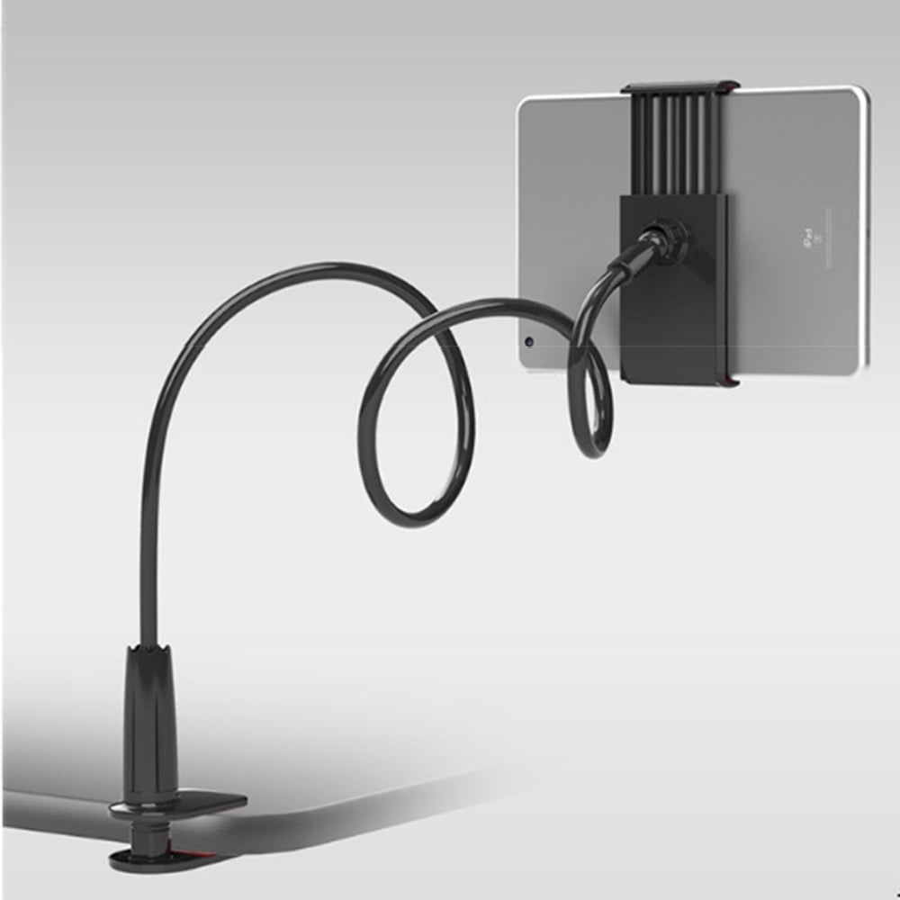 Gooseneck Bed Phone Holder Long Arm Phone Mount for Desk, Clip Bracket Clamp Stand for 4.0-6.5'' Mobile Cell Phone Stand By PULMCheerger