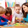 thumbnail image 3 of Rompecabezas de dinosaurios de madera para niños de 3 a 5 años, rompecabezas educativos de dinosaurios preescolares para niños y niñas, juguetes de aprendizaje de rompecabezas de piso para niños, 3 of 5