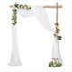 thumbnail image 2 of Tela para Drapeado de de Boda, 1 Panel, 29,5 Pulgadas X 19,6 Pies, Cortinas de Transparente para Ceremonia de Boda, 2 of 5