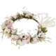 thumbnail image 1 of Diadema Floral De Novia De Flores Para Mujer Tocado Boda Elegante Accesorio Para Fotos Fiesta Y Eventos Especiales, 1 of 4