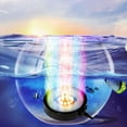 Aquarium Air Stones LED Bubbler Light Fish Tank Aquarium Air Pump