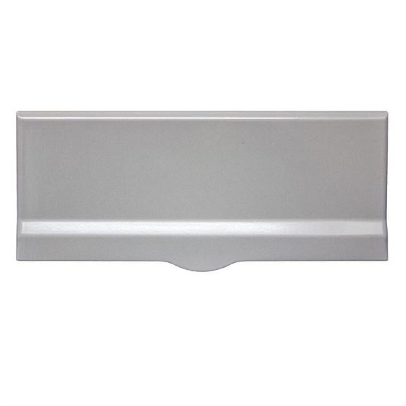 QualArc LM6-46-SLVR Liberty Silver Color Letter Plate with 6 in. Chute Wall Liner