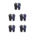 thumbnail image 3 of Sonducket Guantes térmicos de invierno Pantalla táctil Guante de lana gruesa con rayas reflectantes Deportes Senderismo Mitones impermeables Type5 NO5, 3 of 6