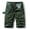 Army Green, variant on Abcnature Men's Athletic Shorts, Sports Gym Running Short Pants, Fashion Men's Pocket Zipper Resilience Leisure Time Tooling Shorts, Cargo Casual Hiking Shorts Gray 38