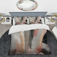 thumbnail image 2 of Designart "Complexity in Rose Gold Circles I" Modern Shapes Transitional Bedding Covert Set - Abstract Modern Shapes Transitional Pink Abstract Bed Set With 1 Sham, 2 of 6