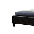 thumbnail image 2 of Leatherette Upholstered Wooden Queen Sized Bed with Nail head Trim, Dark Gray, 2 of 3