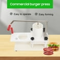 thumbnail image 2 of NICCOO Manual Pizza Dough Press Machine, Stainless Steel Pizza Presser, Commercial Chapati Sheet Pizza Crust Press Plate, Height Adjustable Pizza Forming Machine, 2 of 13