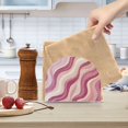 thumbnail image 2 of Yayeee Napkin Holder for Table Kitchen Paper Tissue Organization, Pink Brown Pattern, 2 of 8